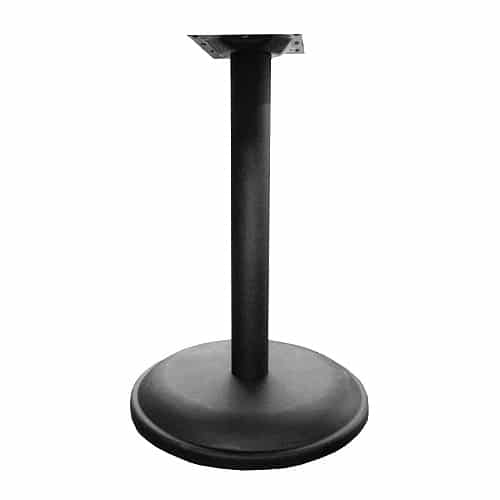 Round Metal Table Base - Black - Restaurant & Cafe Supplies Online