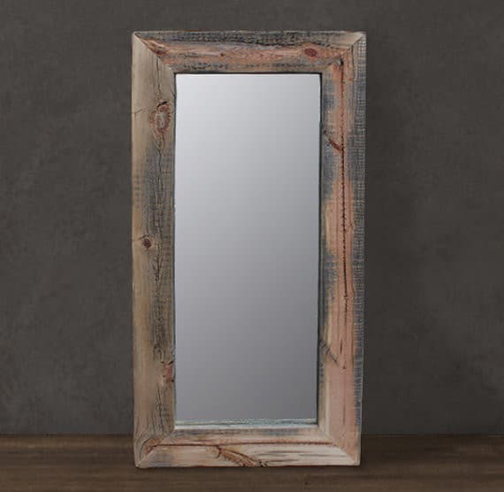 reclaimed wood mirror
