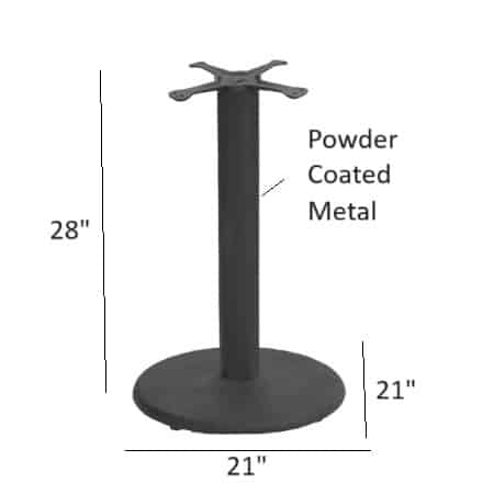 Round Metal Table Base