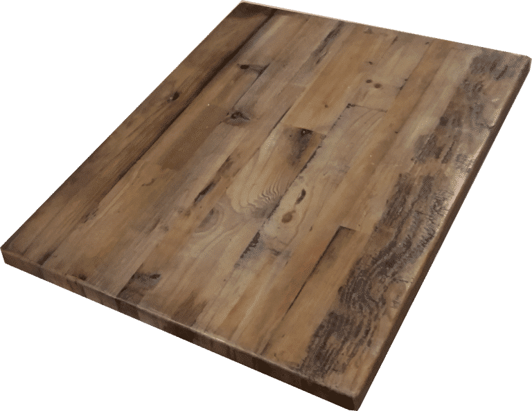 Reclaimed Wood Straight Plank Table Tops Economy