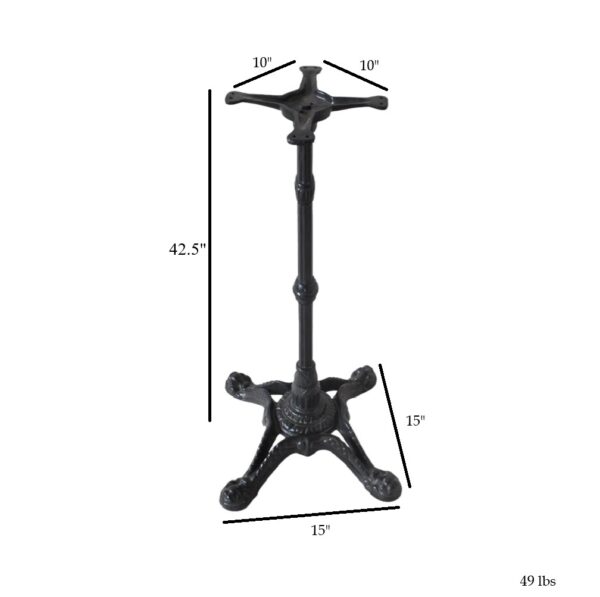 Ornate LION base 42.5" Tall