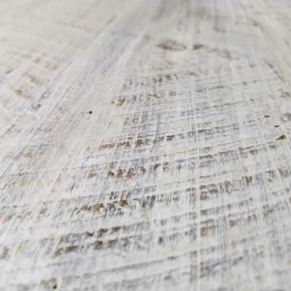 Reclaimed Wood Table White Wash Detail