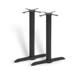 Black Metal T Restaurant Table Base