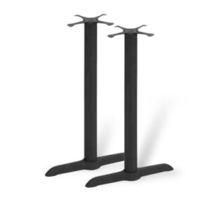 Black Metal T Restaurant Table Base