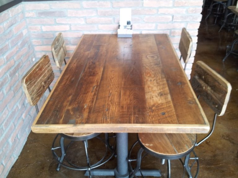 Reclaimed Wood Table Tops Restaurant & Cafe Supplies Online