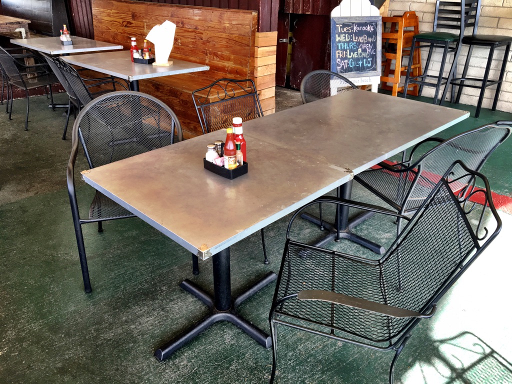 galvanized kitchen table top