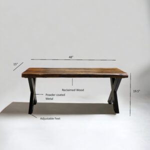 Reclaimed-Wood Bench