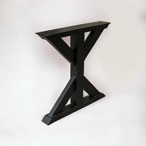 Black Metal Trestle Table Legs