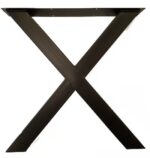 Metal X Table Base