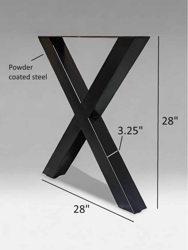 Metal X Table Legs