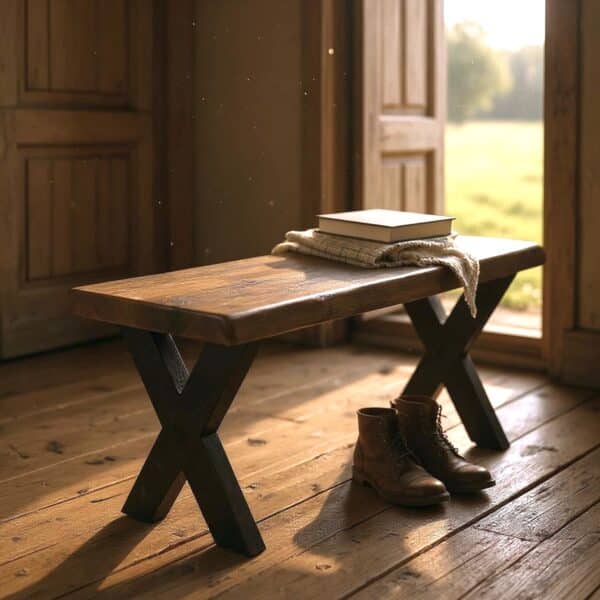 Timber & Steel Bench