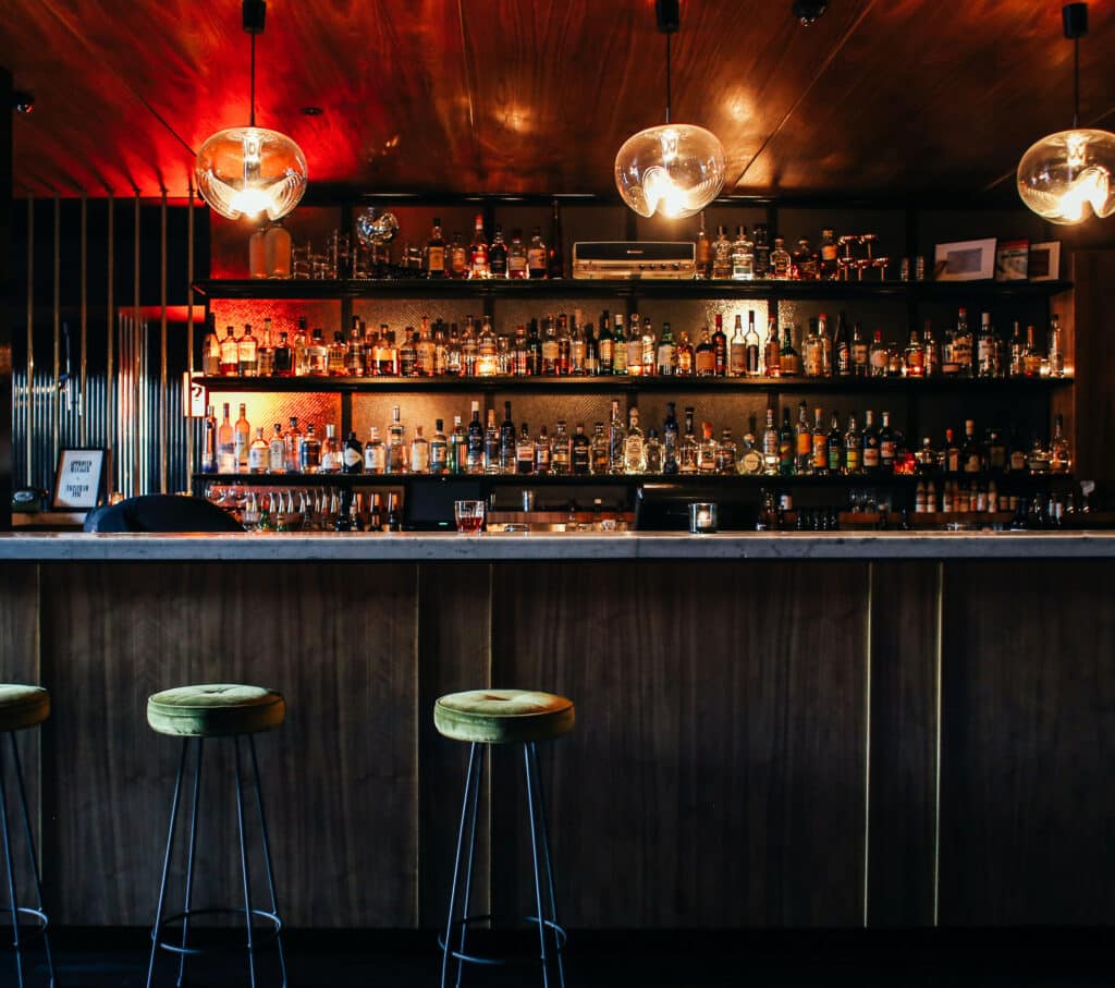 reclaimed bar