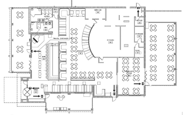 Le Grand Chophouse Floor Plan