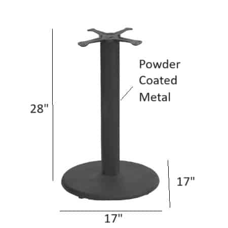Round Metal Table Base
