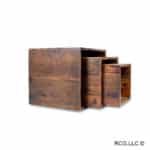 Reclaimed Wood Telescoping Boxes