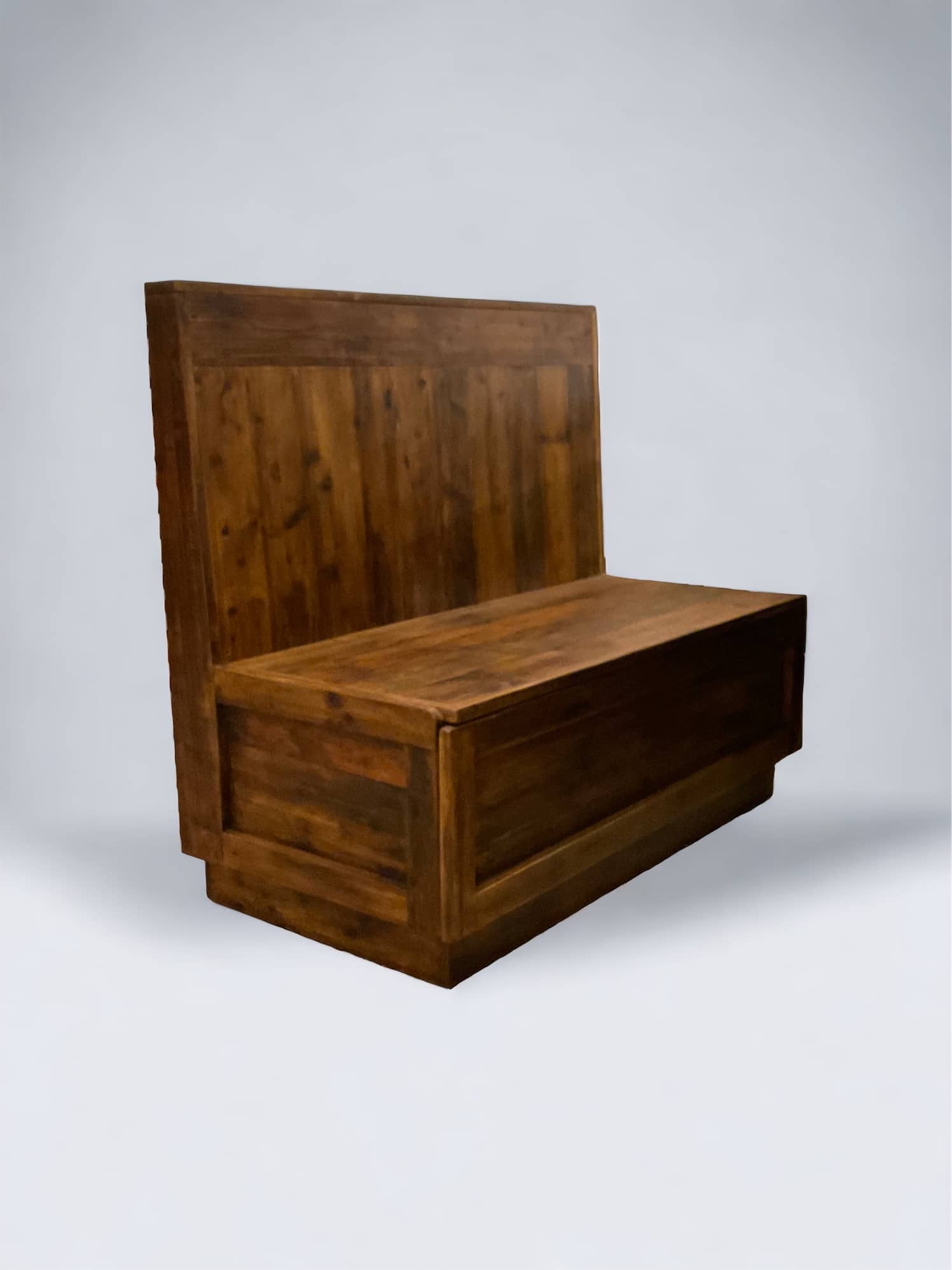 Booth 6609 – 8.0 ft. Oak Wood Restaurant Booth Seating/Benches with Tiffany  Glass – WoodnLuxury