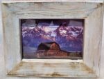 5 x 7 Whitewash Reclaimed Wood Picture Frame