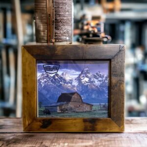 8x10 rustic brown picture frame