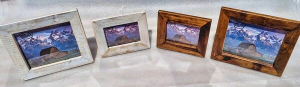 Reclaimed Wood Picture Frame Set