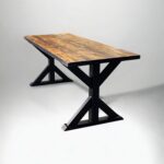 Reclaimed Wood Dinning Table With Base