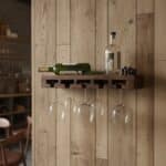 Vintage Vino Wall Mounted Wine Rack