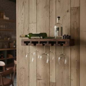 Vintage Vino Wall Mounted Wine Rack