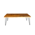 Rustic Harvest Reclaimed Wood Hairpin Coffee Table