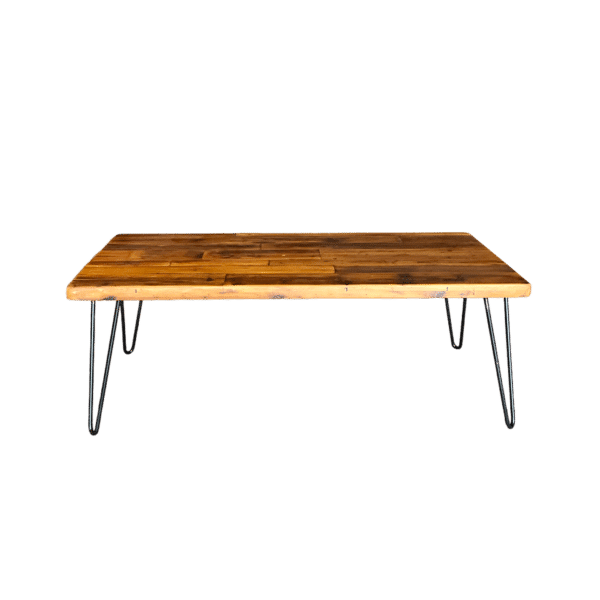 Rustic Harvest Reclaimed Wood Hairpin Coffee Table