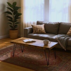 The Homestead Farmhouse Cabin Creek Coffee Table