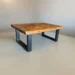 Homestead Reclaimed Wood Chunky Metal Leg Coffee Table