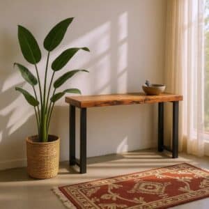 The Rustic Welcome Entryway Table