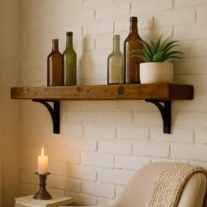 Heritage Hearth Mantel with Brackets