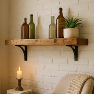Heritage Hearth Mantel with Brackets