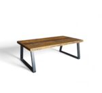 Reclaimed Wood Trapezoid Coffee Table