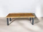 Reclaimed Wood Square Leg Coffee Table