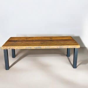 Reclaimed Wood Square Leg Coffee Table