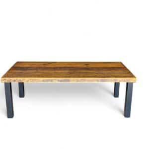 Reclaimed Wood Square Leg Coffee Table