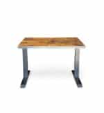 The Industrial Earth & Iron Desk Reclaimed Wood T Base