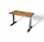 The Industrial Earth & Iron Desk Reclaimed Wood T Base