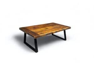 Solid Reclaimed Wood Angled Coffee Table