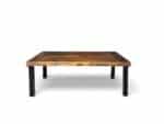 Solid Reclaimed Wood Square Leg Coffee Table