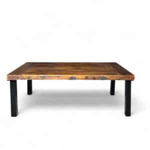 Solid Reclaimed Wood Square Leg Coffee Table