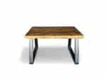 Trapezoid Angular Leg Reclaimed Wood Coffee Table