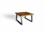 Trapezoid Angular Leg Reclaimed Wood Coffee Table