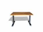 The Rustic Harvest Earth & Iron Desk Reclaimed Wood T Base