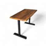 The Rustic Harvest Earth & Iron Desk Reclaimed Wood T Base