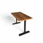 The Rustic Harvest Earth & Iron Desk Reclaimed Wood T Base