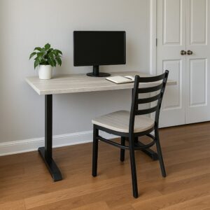 The Coastal Charm Earth & Iron Desk