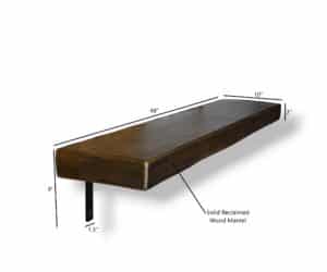 Mantel with L Bracket