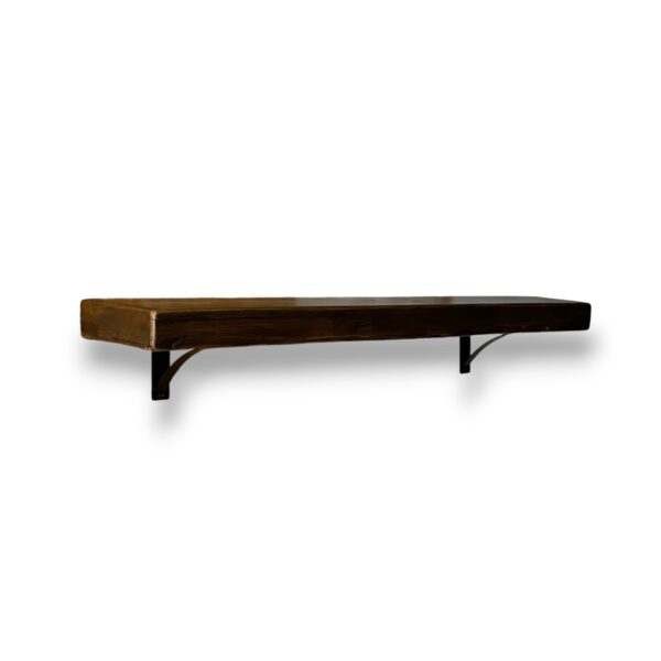 Mantel with Curved Bracket